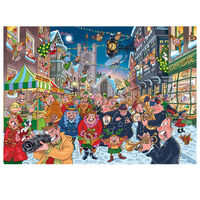 Wasgij Christmas 12 The Big Turn On! 1000 Piece Jigsaw Puzzle