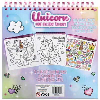 Unicorn Colour and Sticker Book image number 4