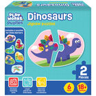 PlayWorks Dinosaurs Jigsaw Puzzles: Pack of 6 image number 1