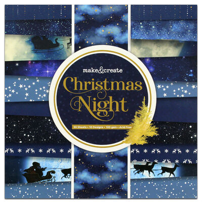 Christmas Night Design Pad: 6 x 6 Inches image number 1