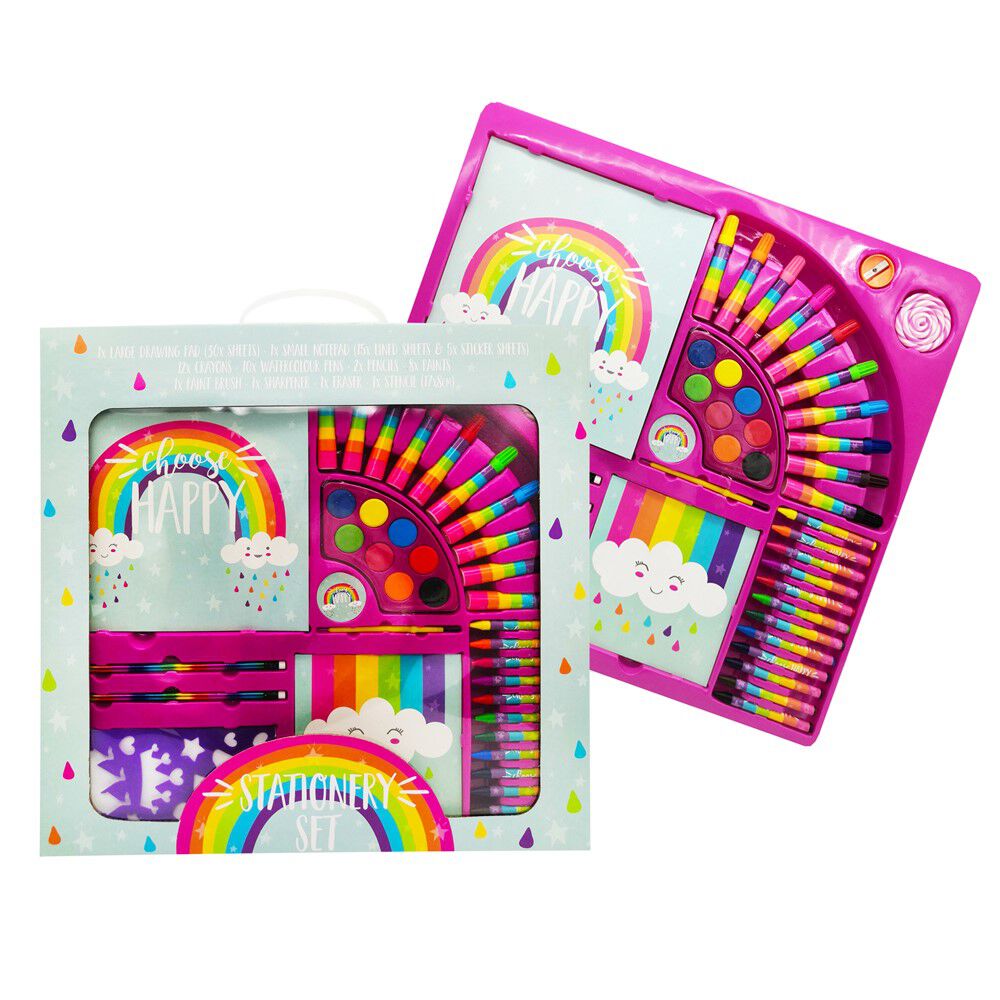 Rainbow stationery deals