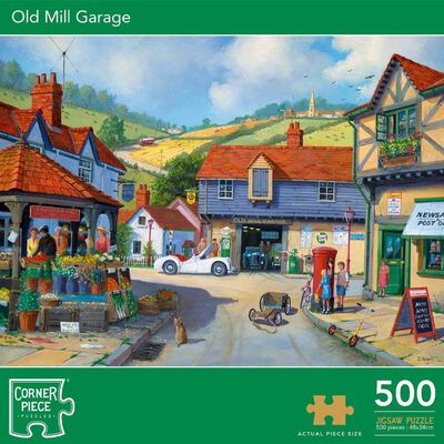 Old Mill Garage 500 Piece Jigsaw Puzzle image number 1