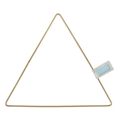 Trimits: Triangle Metal Craft Hoop 20cm Gold image number 1