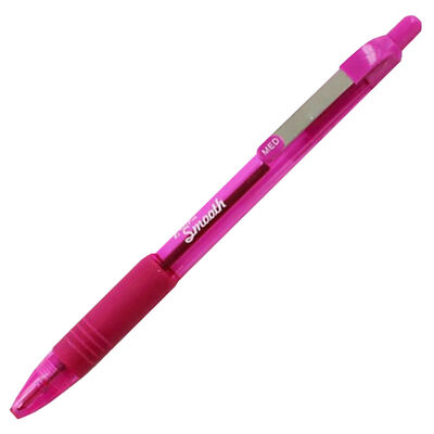 Z-Grip Smooth Pink Ball Retractable Pen image number 1