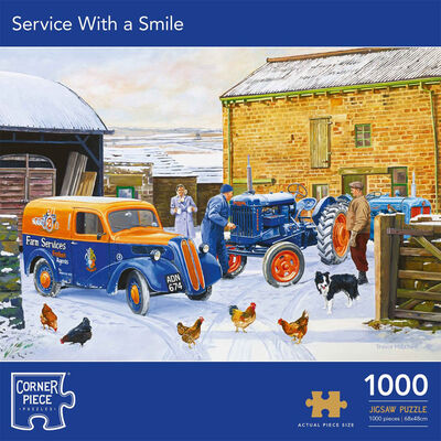Service With A Smile 1000 Piece Jigsaw Puzzle image number 1
