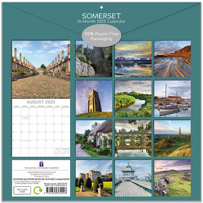 2025 Somerset 16 Month Calendar image number 2