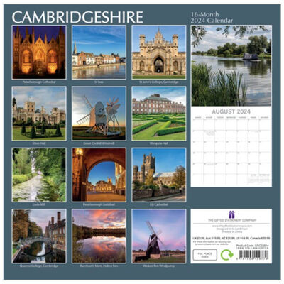 2024 Cambridgeshire 16 Month Calendar image number 3