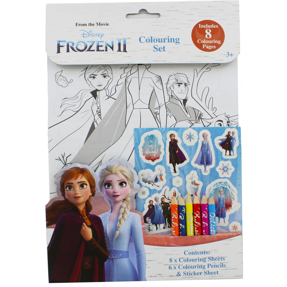 frozen 2 colouring set