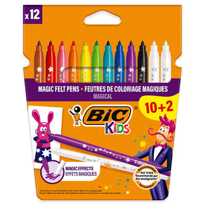 BIC Kids Magic Felt Pens: Pack of 12 image number 1
