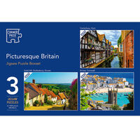 Picturesque Britain 3-in-1 1000 Piece Jigsaw Puzzle Boxset