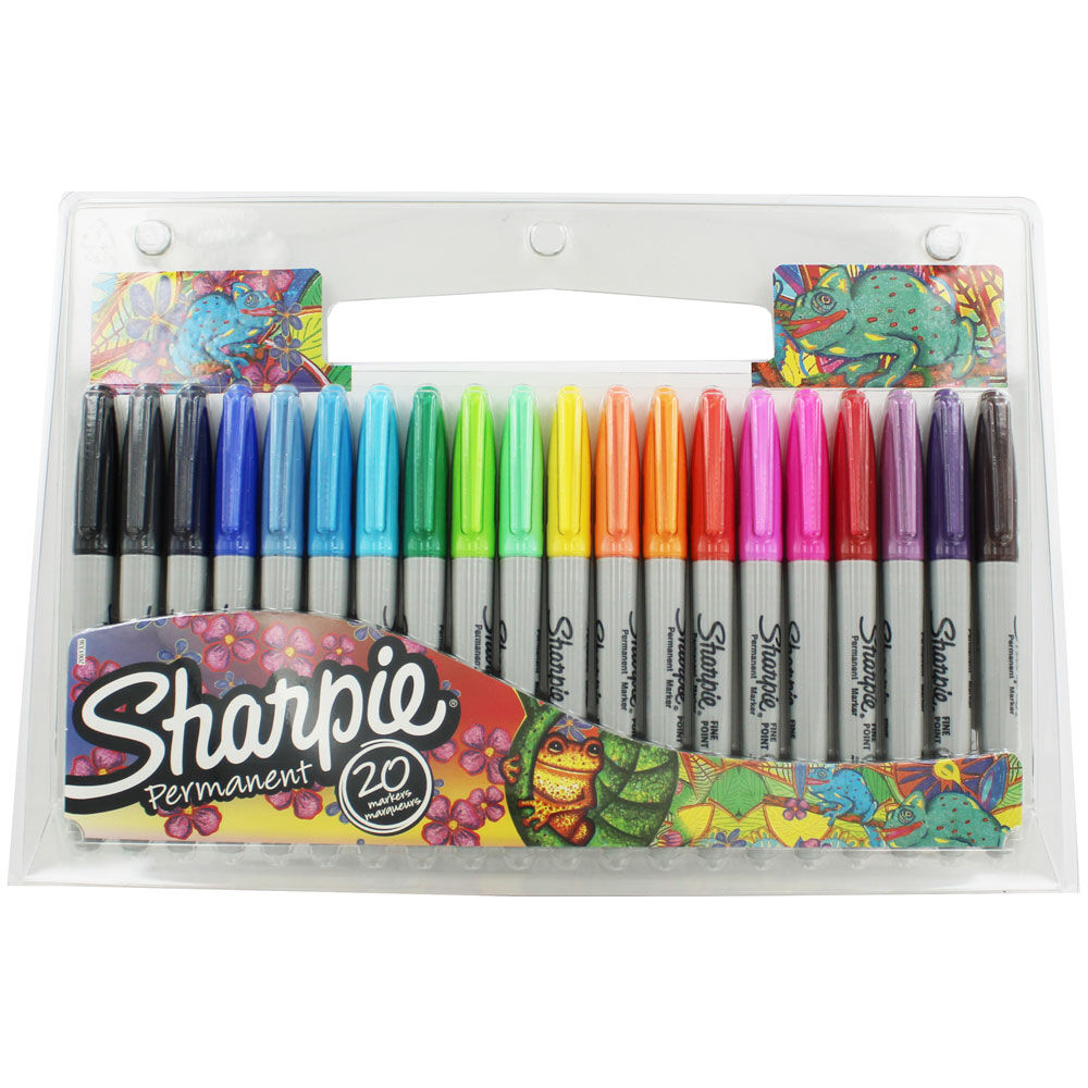 sharpie colouring pens