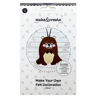 Sew Your Own Felt Decoration: Bear image number 1