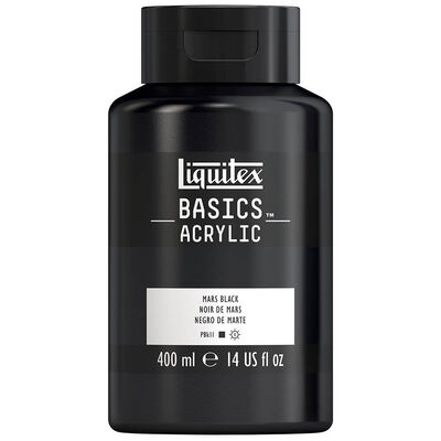 Liquitex Basics Acrylic Paint 400ml: Mars Black image number 1