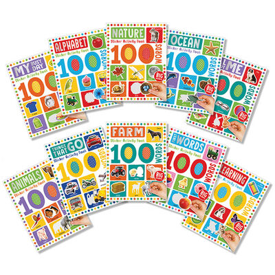 100 Words Sticker: 10 Book Collection image number 1