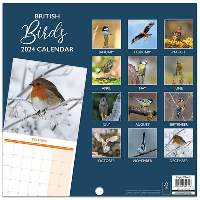 2024 Birds Calendar and Diary Set From 0.25 GBP | The Works