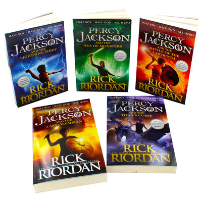 Percy Jackson 5 Book Collection The Works