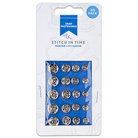 Snap Fastenings: Pack of 20