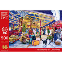 Train Home for Christmas 500 Piece Jigsaw Puzzle