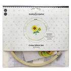 Cross Stitch Hoop Set: Sunflowers image number 1