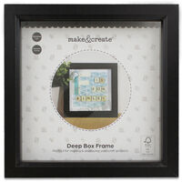 Black Deep Box Frame - 15cm x 15cm