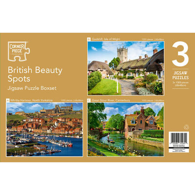 British Beauty Spots 3-in-1 Jigsaw Puzzle Boxset image number 3