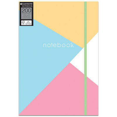 A4 Easynote Pastel Notebook: Assorted image number 1