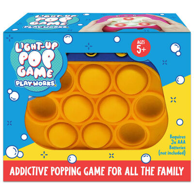 PlayWorks Light Up Pop It Fidget Game: Assorted From 5.00 GBP | The Works
