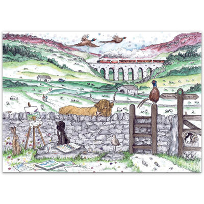 The Dales 1000 Piece Jigsaw Puzzle image number 2