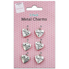 Metal Charms: Pack of 6 image number 1