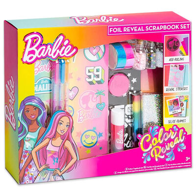Barbie Foil Reveal Scrapbook Set From 2.00 GBP | The Works