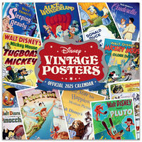 2025 Official Disney Vintage Posters Calendar