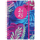A5 Day A Page Bright Leaves 2024-2025 Academic Diary image number 1