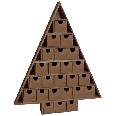 Christmas Tree Wooden Advent Calendar From 4.50 GBP | The Works