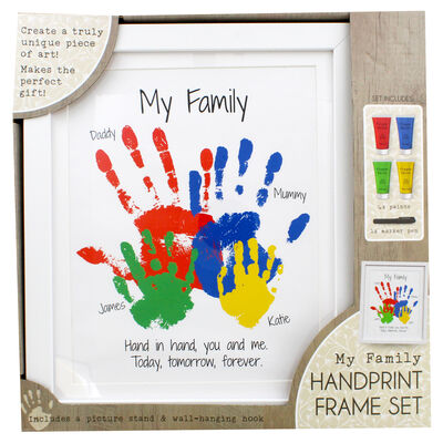 Personalised Hold My Hand Family Print Family Handprint Art -  UK