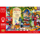 London Highlights 500 Piece Jigsaw Puzzle image number 1