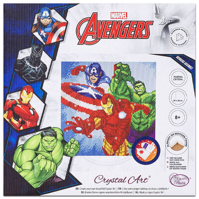 Marvel Crystal Art Card Kits, Crystal Paint by Numbers, 5D Diamond Art,  Diamond Art Kits, Disney Marvel Crystal Art UK - Cromartie Hobbycraft  Limited
