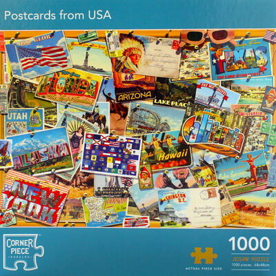 Postcards from USA 1000 Piece Jigsaw Puzzle image number 1