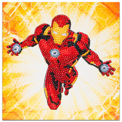 Iron Man Crystal Art Card image number 2