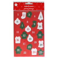 Christmas Advent Stickers