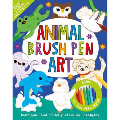 Animal Brush Pen Art Kit image number 1