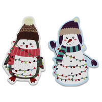 Christmas Penguin & Snowman Card Toppers: Pack of 12