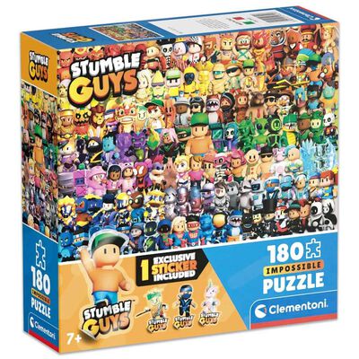 Stumble Guys Impossible 180 Piece Jigsaw Puzzle image number 1