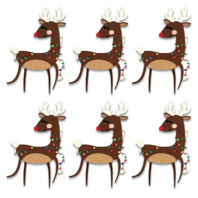 Christmas Reindeer Wooden Embellishments image number 3