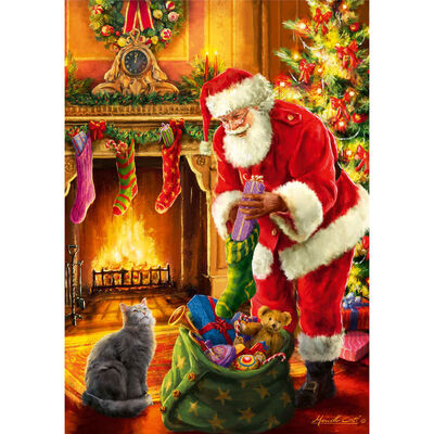 XMA22 JCP Santa Fireplace image number 2