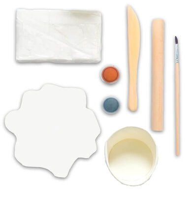 Make Your Own Clay Trinket Dish Set image number 2