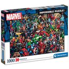 Clementoni Marvel 1000 Piece Impossible Jigsaw Puzzle image number 1