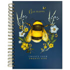 B5 Bee Happy 2024-2025 Day a Page Academic Diary image number 1