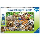 Animal Selfie 300 Piece XXL Jigsaw Puzzle image number 1