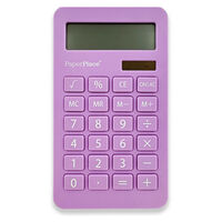 Dual Powered Calculator: Purple