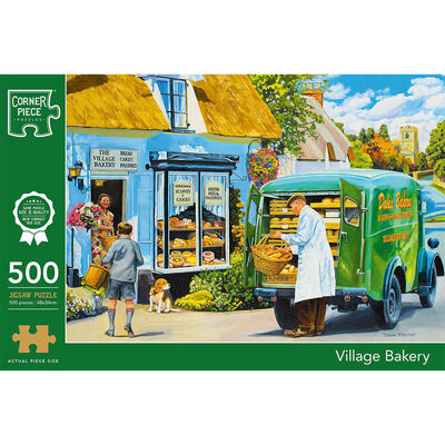 The Village Bakery 500 Piece Jigsaw Puzzle image number 1